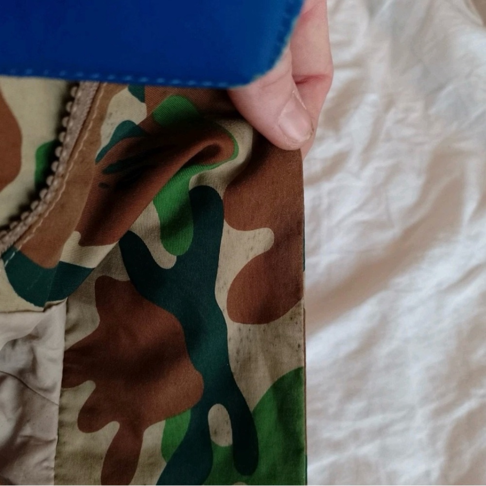 A Bathing Ape Bape nigo era woodland camo snowboard jacket removable hood Sz S - Picture 6 of 9